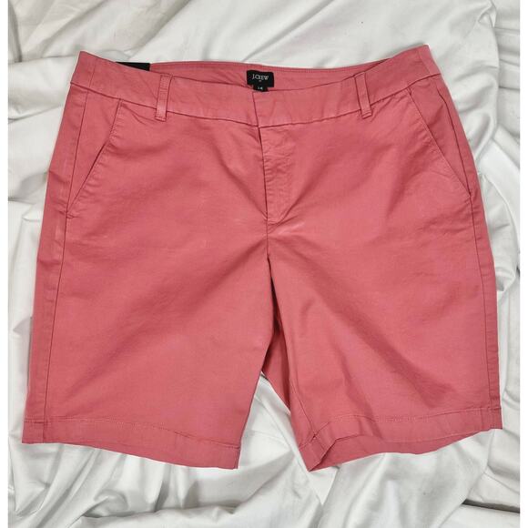 Re-Imagined by J Crew Classic Twill Chino Shorts Salmon 14 - Picture 3 of 14